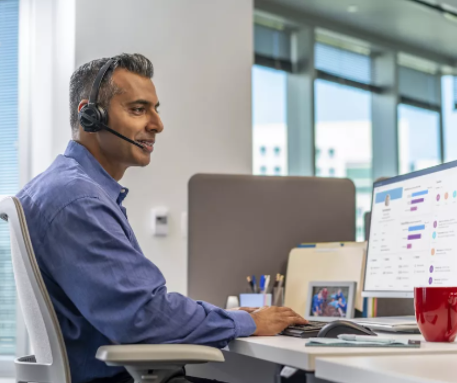 Poly Savi 8410 Office DECT Headset: Clear Calls, All-Day Comfort, Phone-Mobile-PC Connectivity