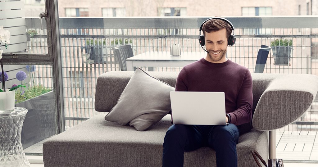 Jabra Evolve2 65 Stereo Wireless Headset For Clear Calls, And All-Day Comfort