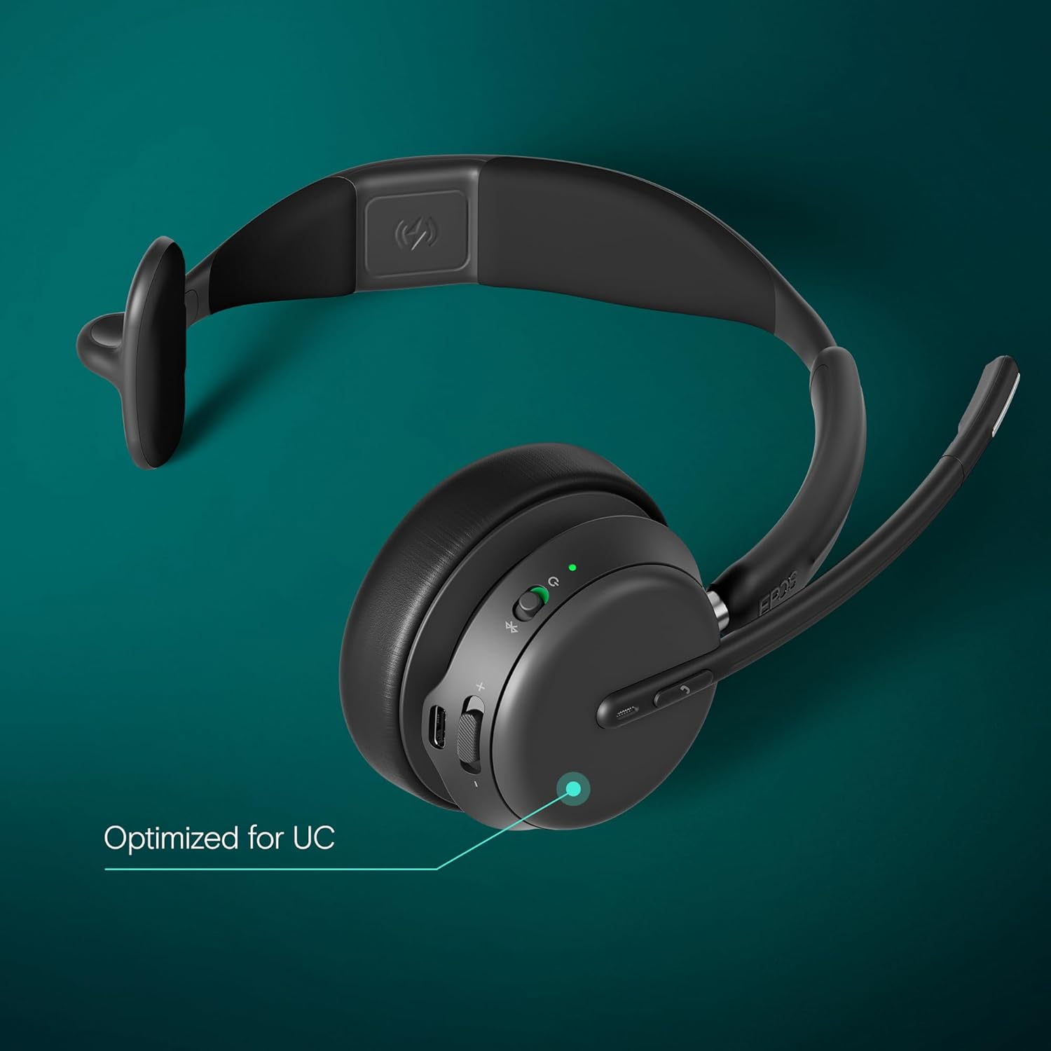 EPOS Impact 1000 Single Speaker Noise Canceling Headset With HD Microphone