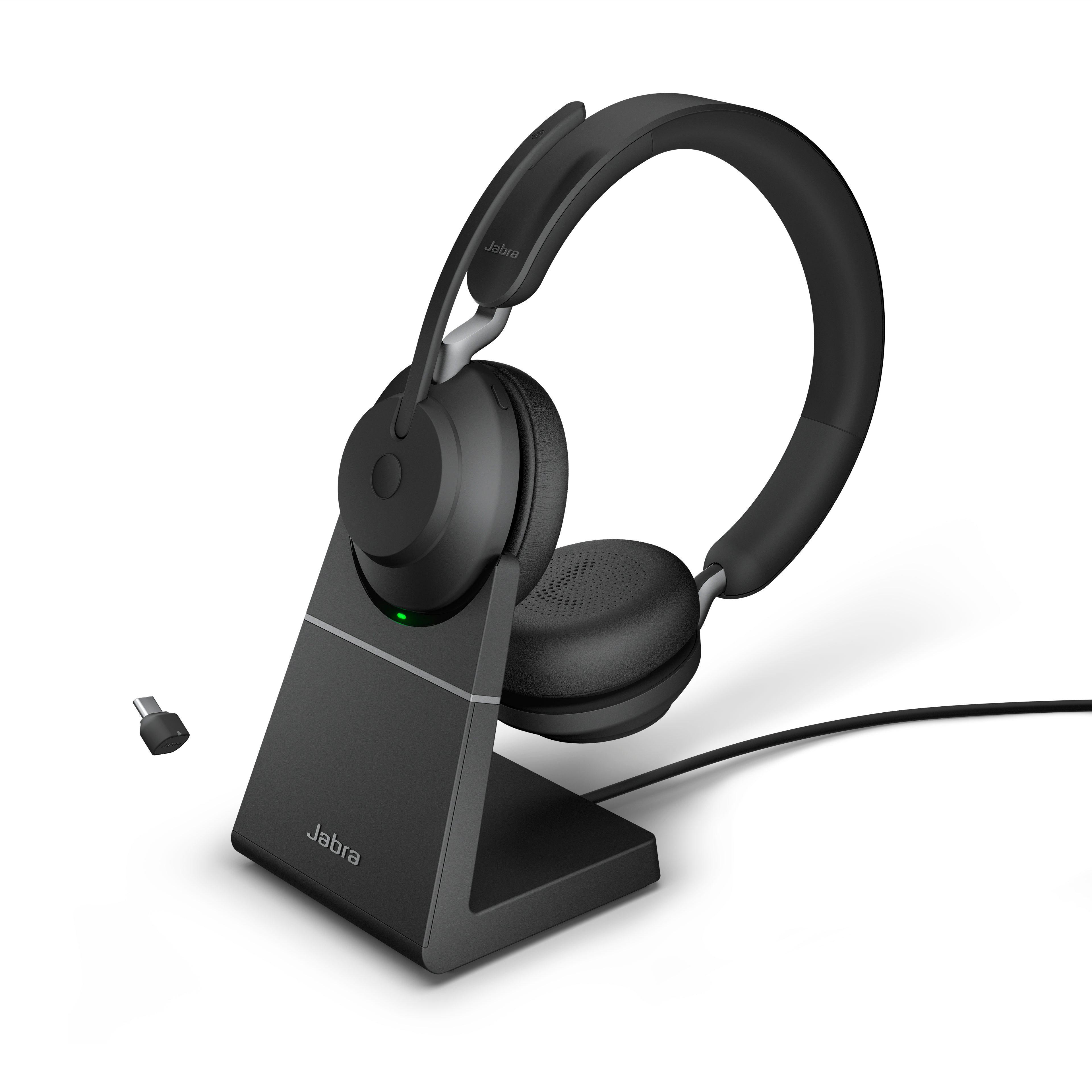 Jabra Evolve2 65 Stereo Wireless Headset For Clear Calls, And All-Day Comfort