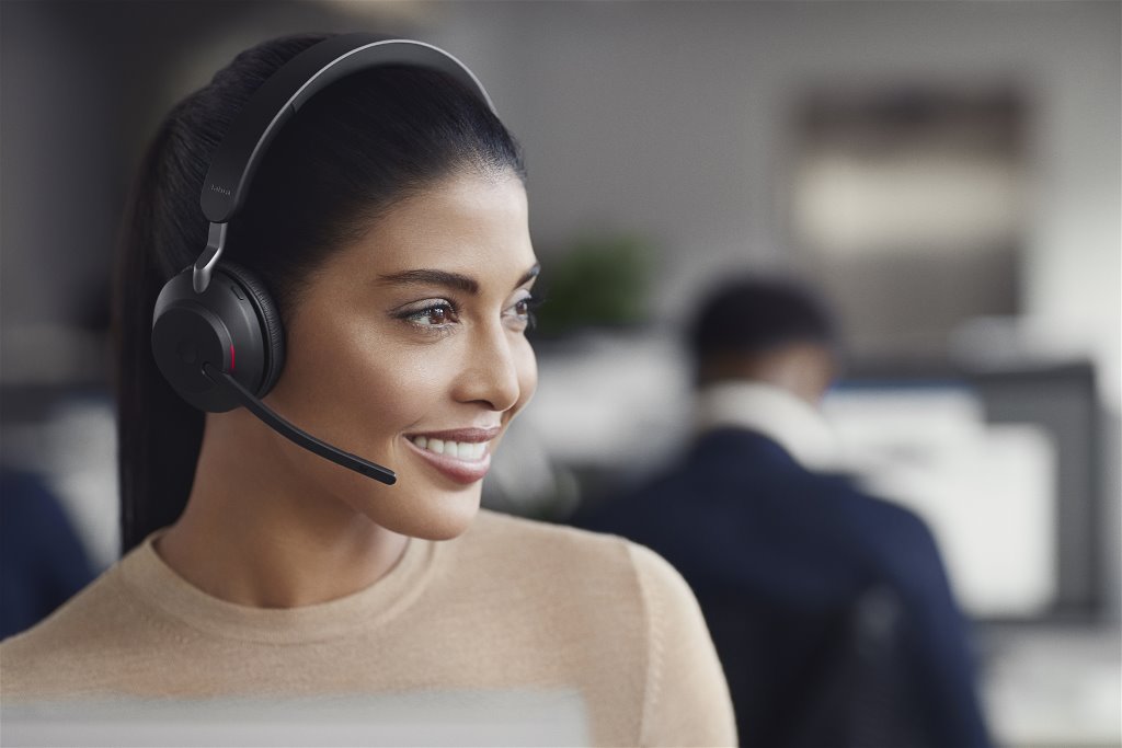 Jabra Evolve2 65 Stereo Wireless Headset For Clear Calls, And All-Day Comfort