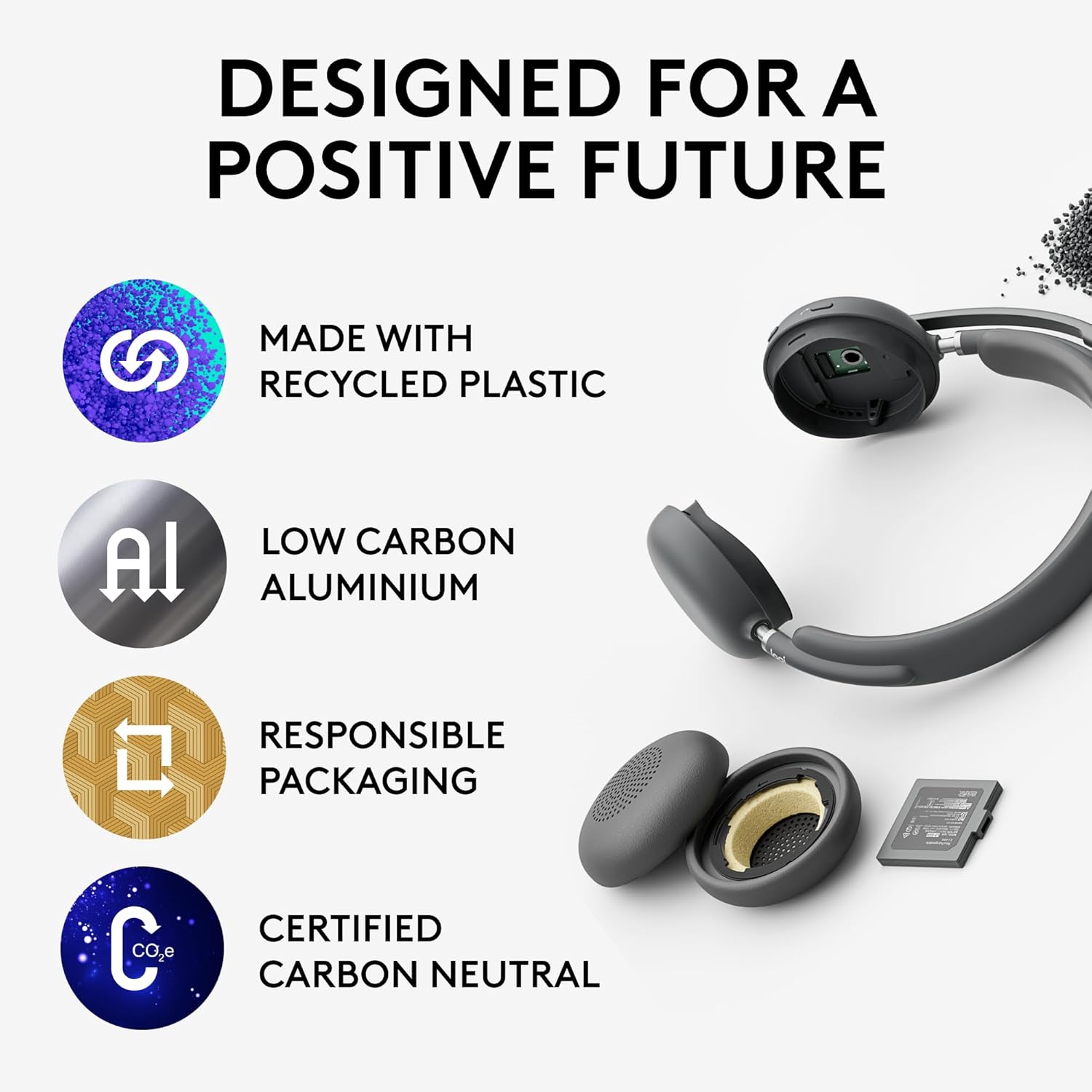 Logitech Zone Wireless 2 ANC Wireless Headset With Noise Canceling Microphone