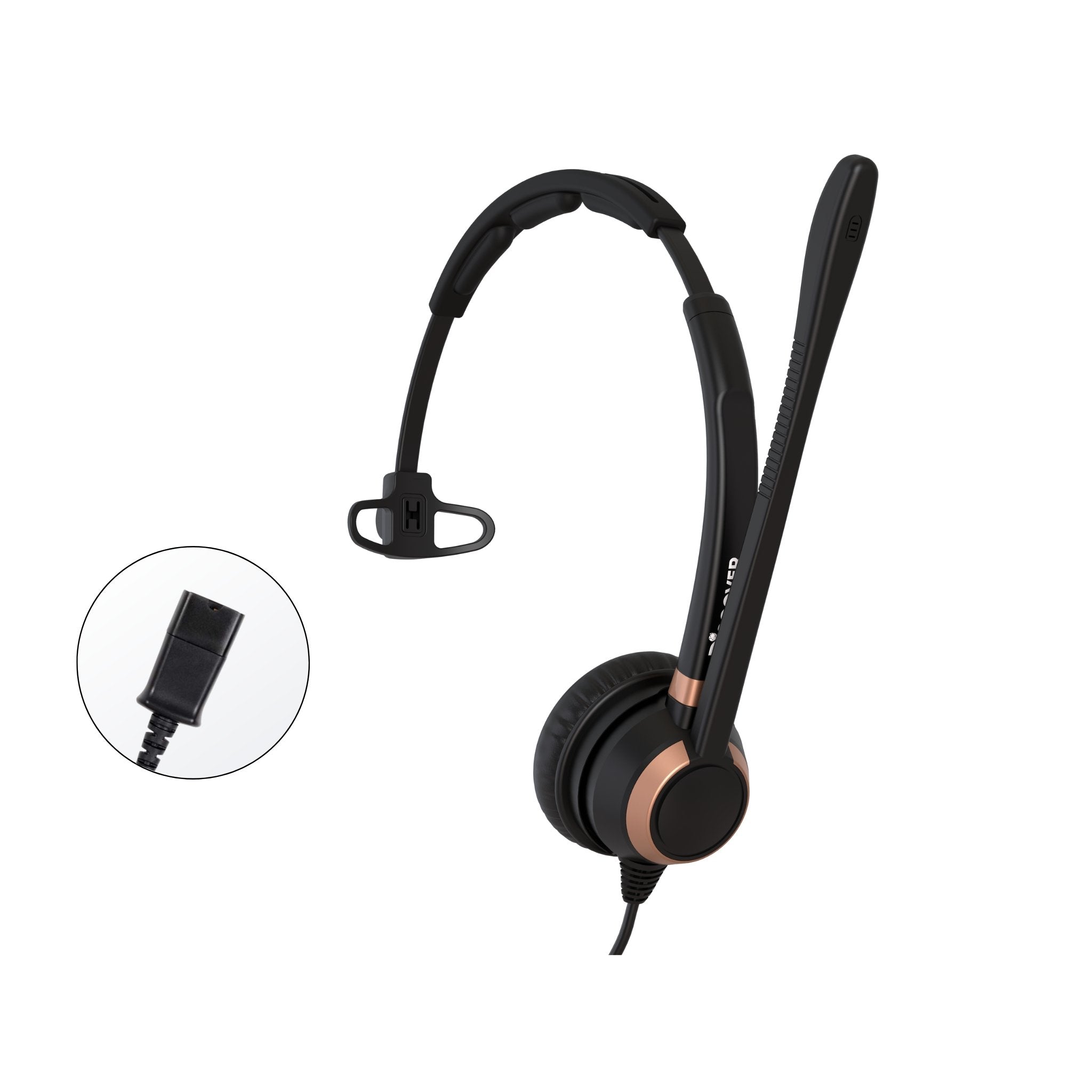 Discover D711 Single Speaker Wired Office Headset for Professionals - Cratzesl