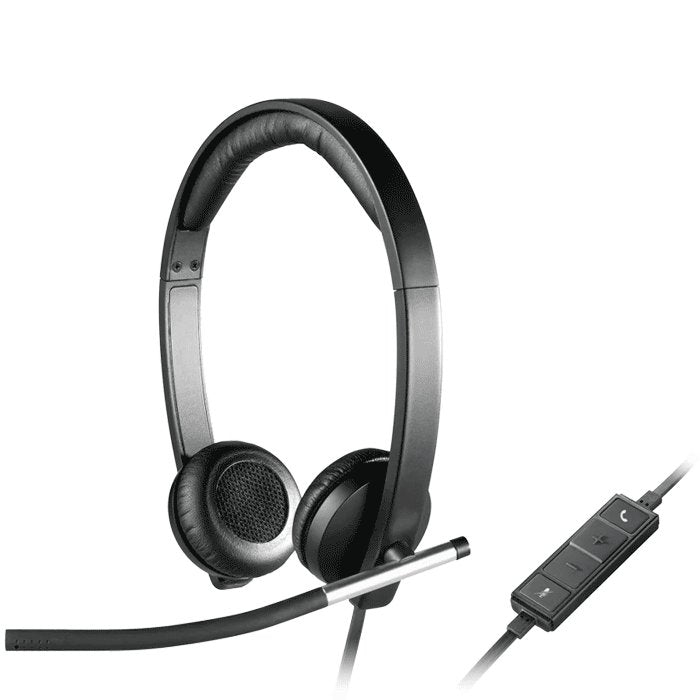 Logitech H650E Duo Wired USB Headset - 981-000518 - Cratzesl