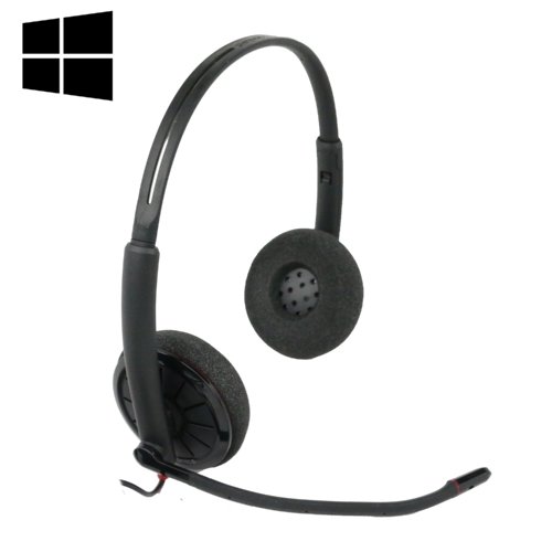 Plantronics Blackwire C320M Dual Speaker USB Wired Headset- Microsoft - Cratzesl