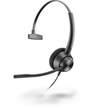 Plantronics EncorePro 310 Single Speaker Wired Office Headset (QD) - Cratzesl