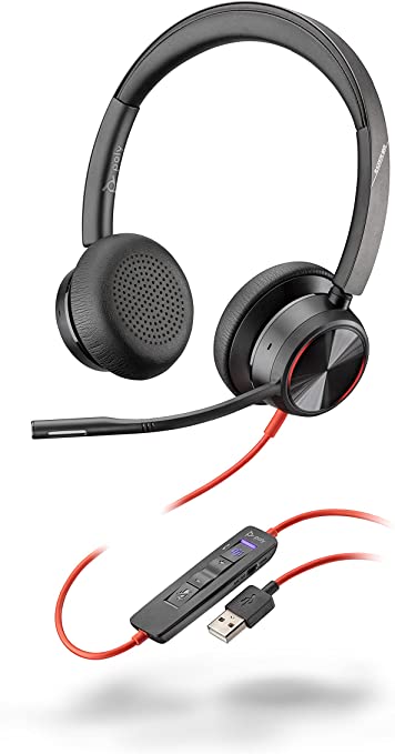 Plantronics (Poly) Blackwire 8225 Premium Wired UC Headset With ANC - Cratzesl